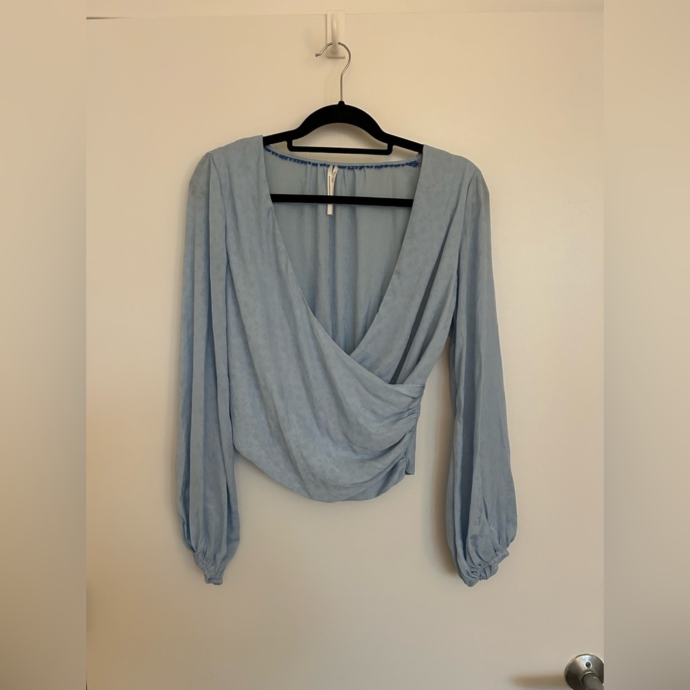 Anthropologie blue top!
